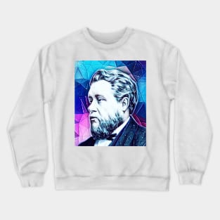 Charles Spurgeon Snowy Portrait | Charles Spurgeon Artwork 4 Crewneck Sweatshirt